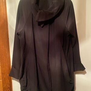 Elegant Black Women's Topper Coat